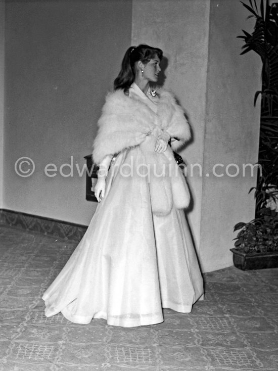 Brigitte Bardot. Gala evening, Cannes Film Festival 1953. - Photo by Edward Quinn