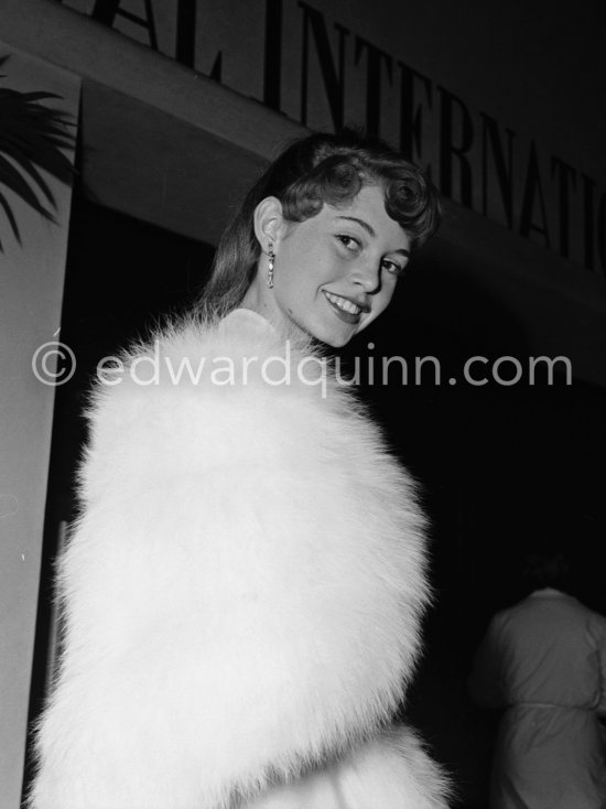 Brigitte Bardot. Gala evening, Cannes Film Festival 1953. - Photo by Edward Quinn