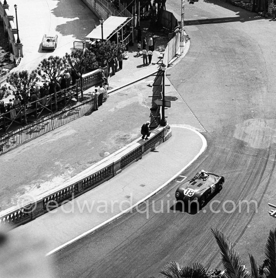 Stirling Moss, (78) Jaguar C-Type. Pierre Levegh, (68) Talbot-Lago T26GS. Monaco Grand Prix 1952, transformed into a race for sports cars. This was a two day event, the Sunday for the up to 2 litres (Prix de Monte Carlo), the Monday for the bigger engines, (Monaco Grand Prix). - Photo by Edward Quinn