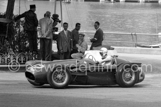 Cesare Perdisa, (32) Maserati 250F. Monaco Grand Prix 1956. - Photo by Edward Quinn