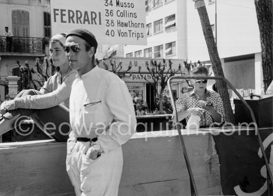 Peter Collins. Monaco Grand Prix 1958. - Photo by Edward Quinn