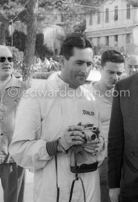 Jack Brabham. Monaco Grand Prix 1960. - Photo by Edward Quinn