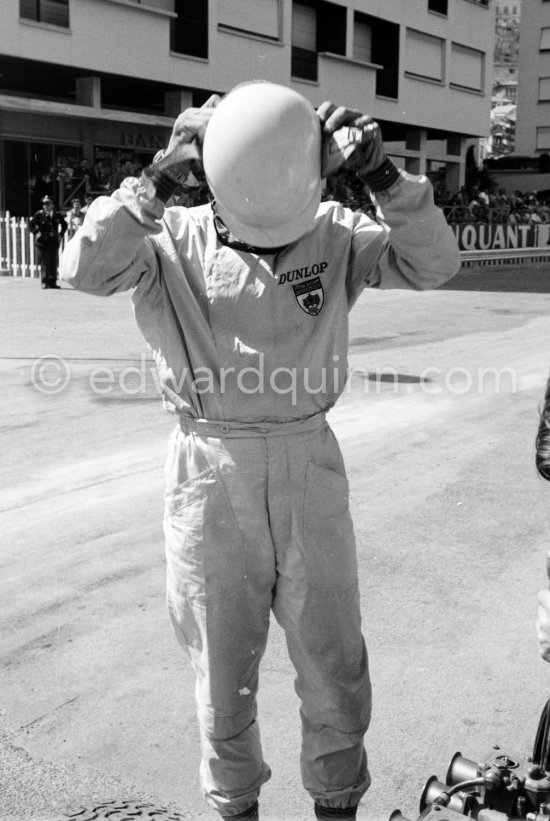 It is – Stirling Moss. Monaco Grand Prix 1961. - Photo by Edward Quinn