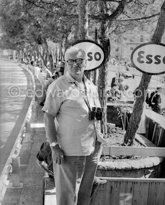 Alfred Moss, father of Stirling Moss. Monaco Grand Prix 1961. - Photo by Edward Quinn