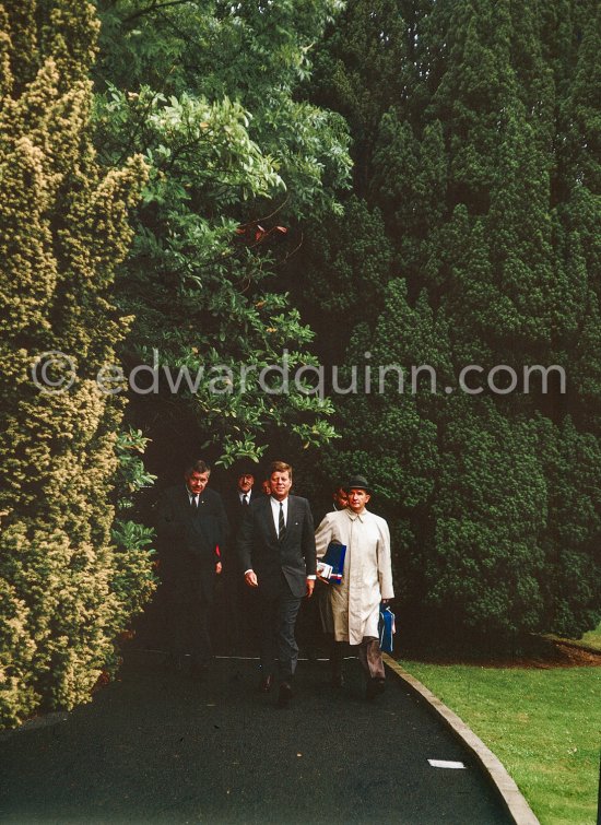 John F. Kennedy, official visit. Dublin June 1963. - Photo by Edward Quinn