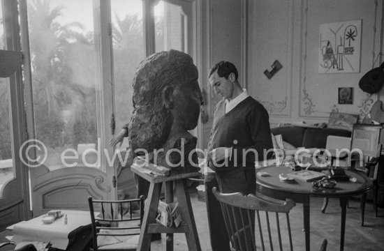 Luis Miguel Dominguin. La Californie, Cannes 1959. - Photo by Edward Quinn