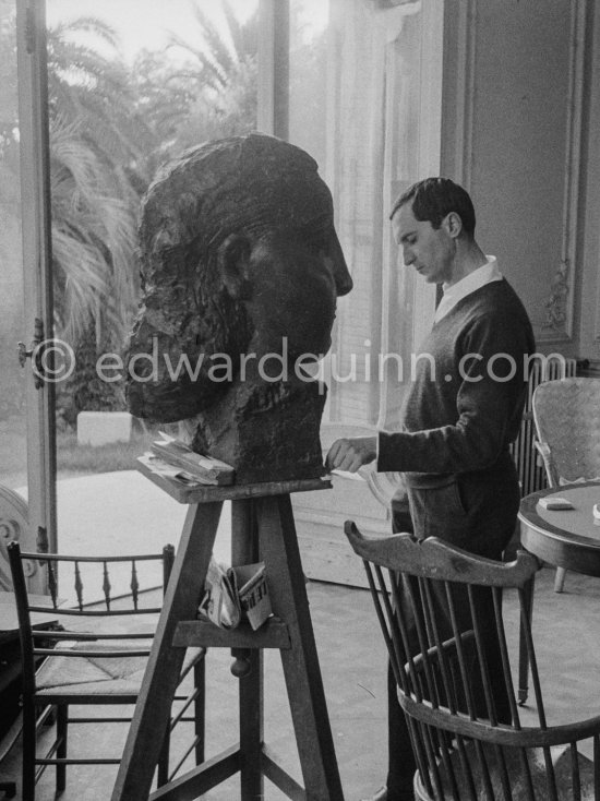 Luis Miguel Dominguin. La Californie, Cannes 1959. - Photo by Edward Quinn