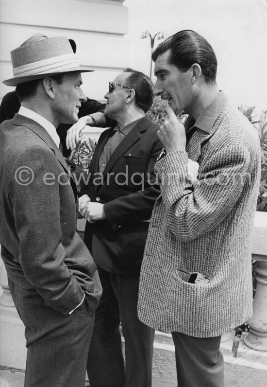 Edward Quinn and Frank Sinatra. Monte Carlo, 1958. - Photo by Edward Quinn