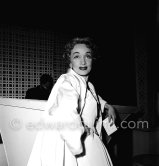 Marlene Dietrich on her way to dinner at the club Sporting d'Eté in Monte Carlo in 1954. - Photo by Edward Quinn