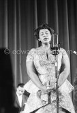Ella Fitzgerald. Festival de Jazz, Nice 1958. - Photo by Edward Quinn