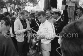 Steve McQueen and Ronnie Bucknum. Monaco Grand Prix 1965. - Photo by Edward Quinn