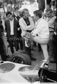 Steve McQueen and Ronnie Bucknum, (19) Honda RA272. Monaco Grand Prix 1965. - Photo by Edward Quinn