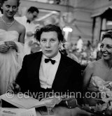 Peter Ustinov. Monte Carlo Gala - Bal des Petits Lits Blancs. Monaco 1951. - Photo by Edward Quinn