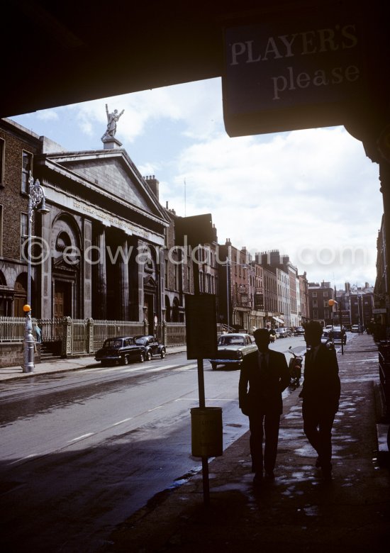 St Andrew’s Church. James Joyce wrote about the church as All Hallows in Ulysses, after the ancient Priory on whose lands it is built. Dublin 1963. - Photo by Edward Quinn