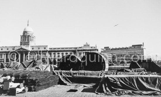 The Custom House and Busaras Central Station. Dublin 1963. - Photo by Edward Quinn