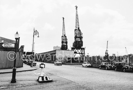 Today corner Custom House Quay/Memorial Street. Dublin 1963. - Photo by Edward Quinn