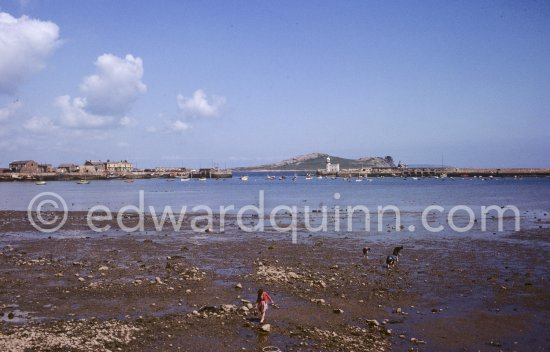 Howth Lighthouse, Howth Harbor. Dublin 1963. - Photo by Edward Quinn