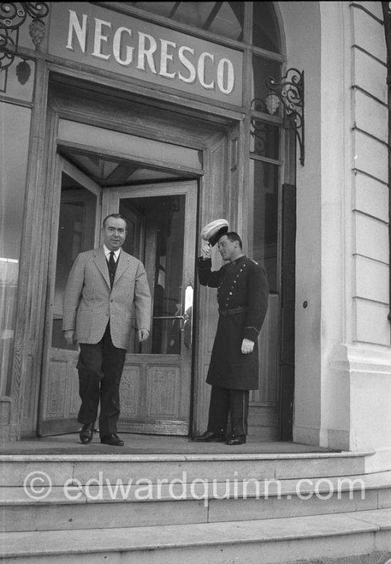 Paul Augier. Owner of the Hotel Negresco. Nice 1958. - Photo by Edward Quinn