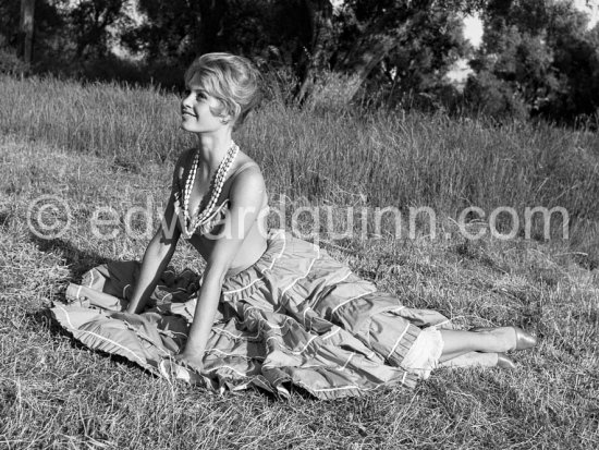 Brigitte Bardot. Nice 1956. - Photo by Edward Quinn