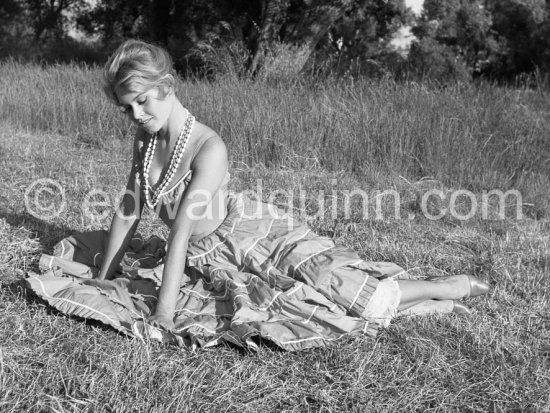 Brigitte Bardot. Nice 1956. - Photo by Edward Quinn