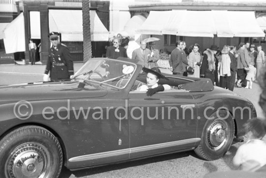 Concours d\'Elégance Monte Carlo 1951. 1949 Alfa Romeo 6C 2500 Super Sport Cabriolet Farina - Photo by Edward Quinn