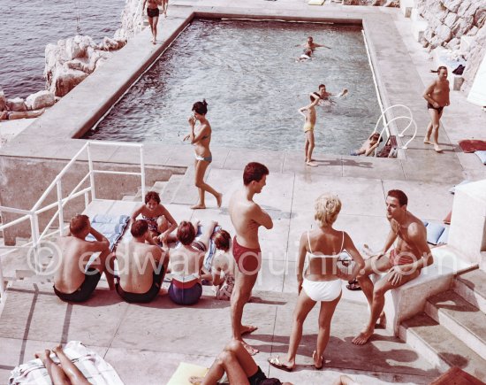 Eden Roc, Cap d’Antibes 1951. - Photo by Edward Quinn