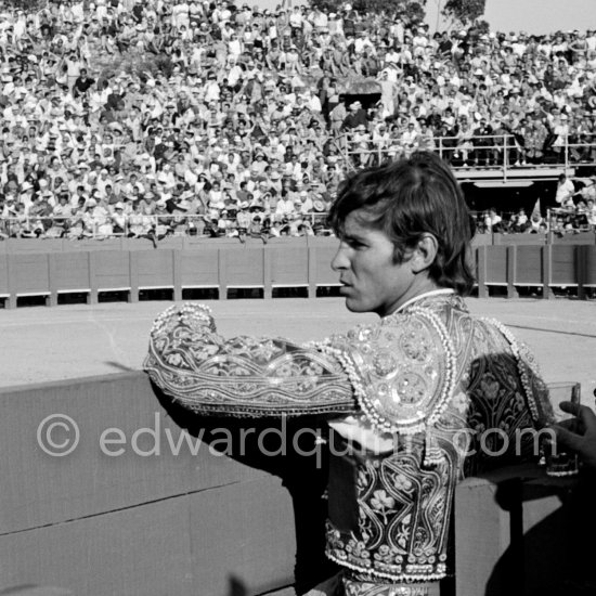 El Cordobés. Fréjus 1965. A bullfight Picasso attended (see "Picasso"). - Photo by Edward Quinn