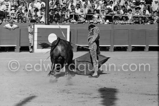 El Cordobés. Fréjus 1965. A bullfight Picasso attended (see "Picasso"). - Photo by Edward Quinn