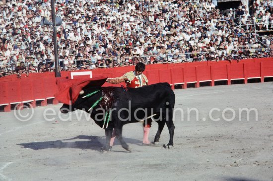 El Cordobés. Fréjus 1965. A bullfight Picasso attended (see "Picasso"). - Photo by Edward Quinn