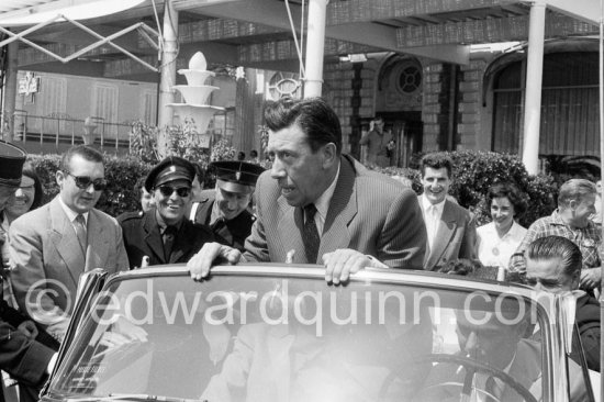 Fernandel. Cannes 1956. - Photo by Edward Quinn