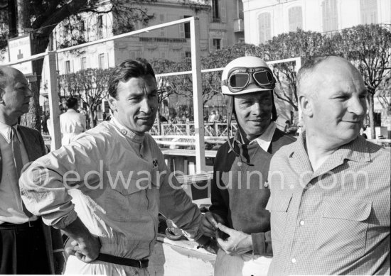 Roy Salvadori and Ron Flockhart. Monaco Grand Prix 1957. | Edward Quinn ...