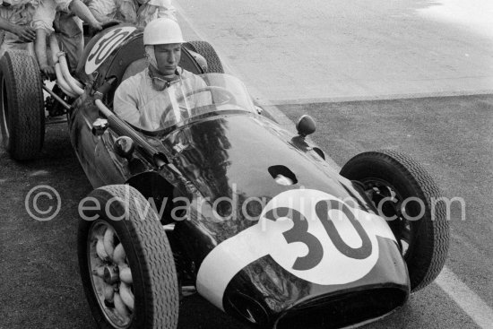 Stirling Moss, (30) Cooper-Climax T51. Monaco Grand Prix 1959. - Photo by Edward Quinn