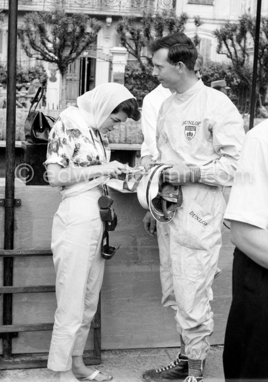 Henry Taylor (race winner) on Ken Tyrrell’s Formula Junior Cooper T52-BMC. Grand Prix Monaco Junior 1960. - Photo by Edward Quinn