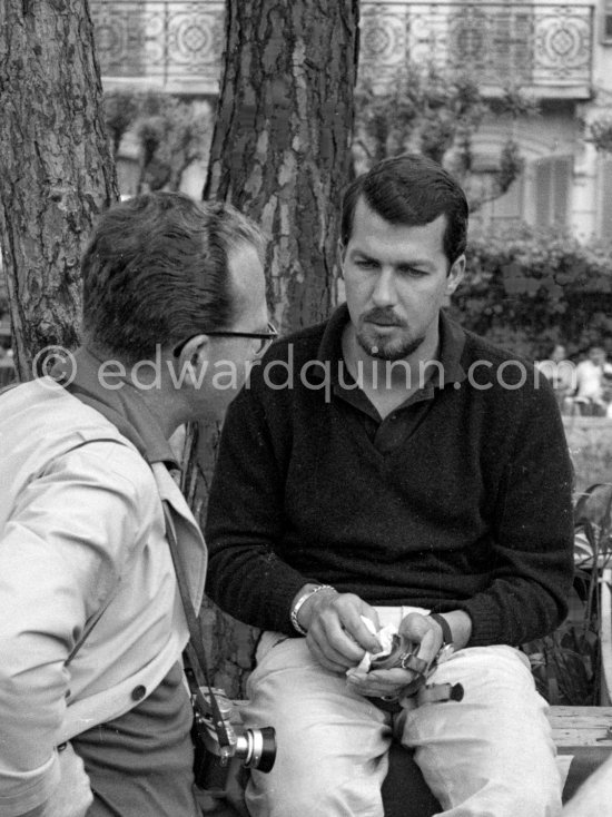 Joakim Bonnier. Monaco Grand Prix 1960. - Photo by Edward Quinn