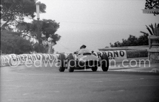 Joakim Bonnier, (2) B.R.M. Monaco Grand Prix 1960. - Photo by Edward Quinn