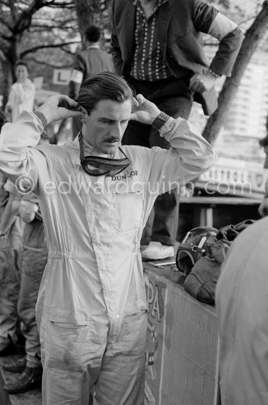 Graham Hill. Monaco Grand Prix 1962. - Photo by Edward Quinn