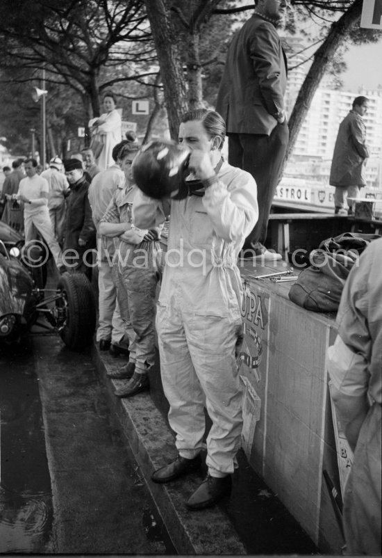 Graham Hill. Monaco Grand Prix 1962. - Photo by Edward Quinn