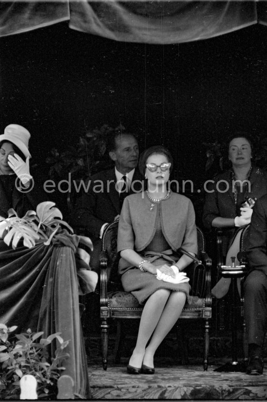 Princess Grace during the Monaco Grand Prix 1962. - Photo by Edward Quinn