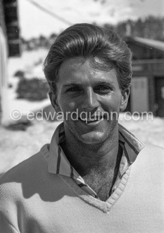 Jean-Noel Grinda, tennis playboy. Nice 1959. - Photo by Edward Quinn