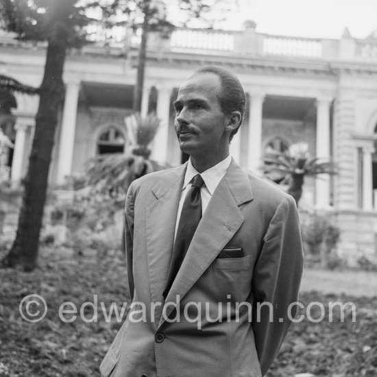 Otto von Habsburg. Monte Carlo 1955. - Photo by Edward Quinn