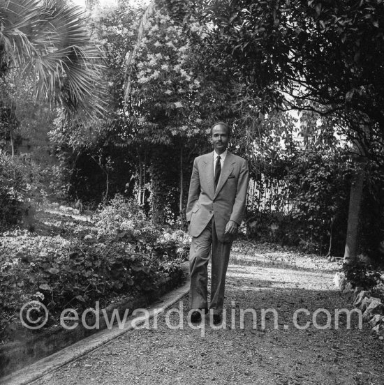 Otto von Habsburg. Monte Carlo 1955. - Photo by Edward Quinn