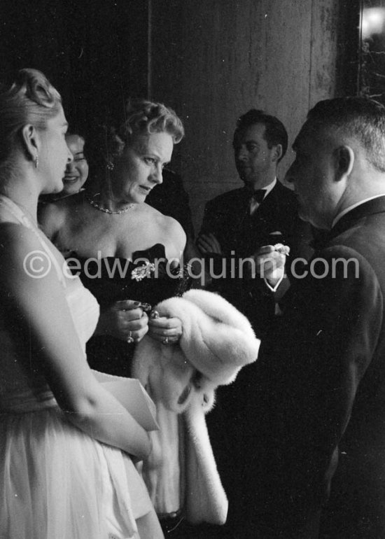 Margaret Kelly, mother of Grace Kelly. "Bal de la Rose" ("Bal du Printemps"), Monte Carlo 1957. - Photo by Edward Quinn