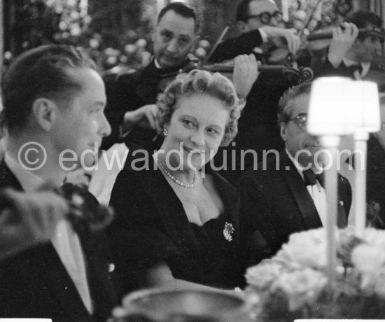 Margaret Kelly, mother of Grace Kelly. "Bal de la Rose" ("Bal du Printemps"), Monte Carlo 1957. - Photo by Edward Quinn