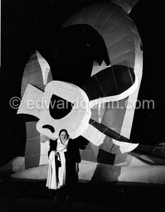 Nadia Léger. Inauguration of Musée Fernand Léger, Biot, May 13 1960. - Photo by Edward Quinn