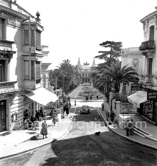 View of Monte Carlo, 1950. - Photo by Edward Quinn