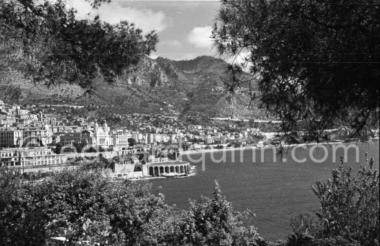 Views of Monte Carlo,1950. - Photo by Edward Quinn