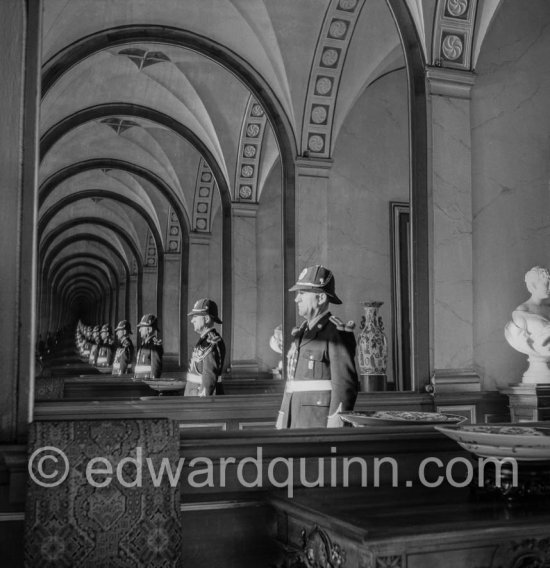 Monaco Palace 1954 - Photo by Edward Quinn