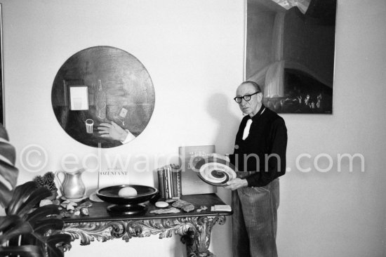 Amédée Ozenfant. Cannes 1961. - Photo by Edward Quinn