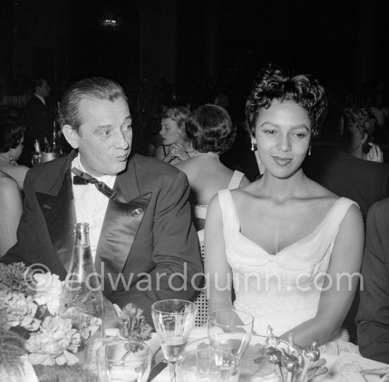 Marcel Pagnol, Jury President of the Cannes Film Festival and Dorothy Dandridge. Cannes 1955. - Photo by Edward Quinn