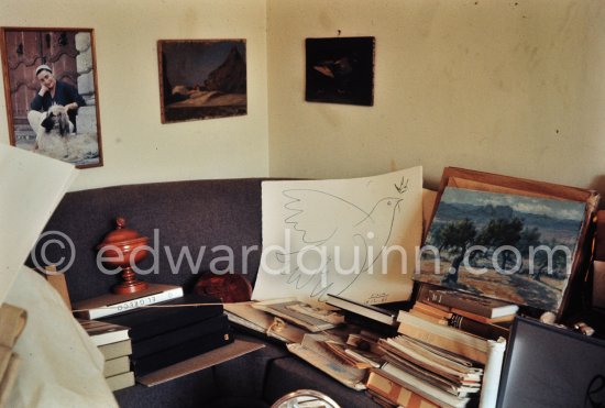 Mas Notre-Dame-de-Vie, Mougins 1974. (Photographed after Pablo Picasso’s death.) - Photo by Edward Quinn